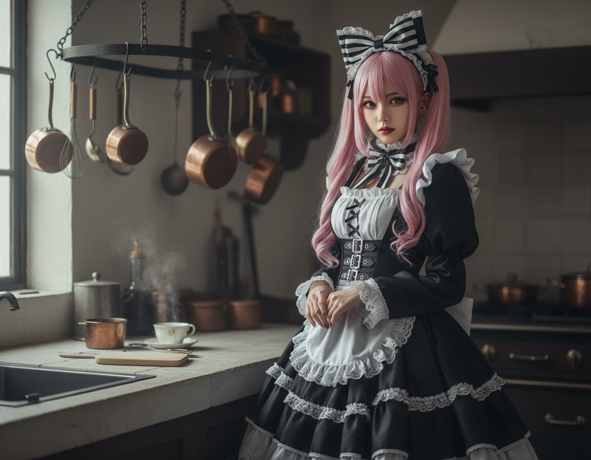 メイド服 | の人気AIイラスト・グラビア