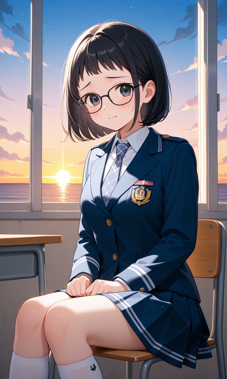 地味子ちゃん | の人気AIイラスト・グラビア