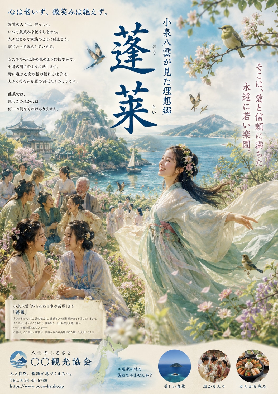 小泉八雲の蓬莱 | の人気AIイラスト・グラビア