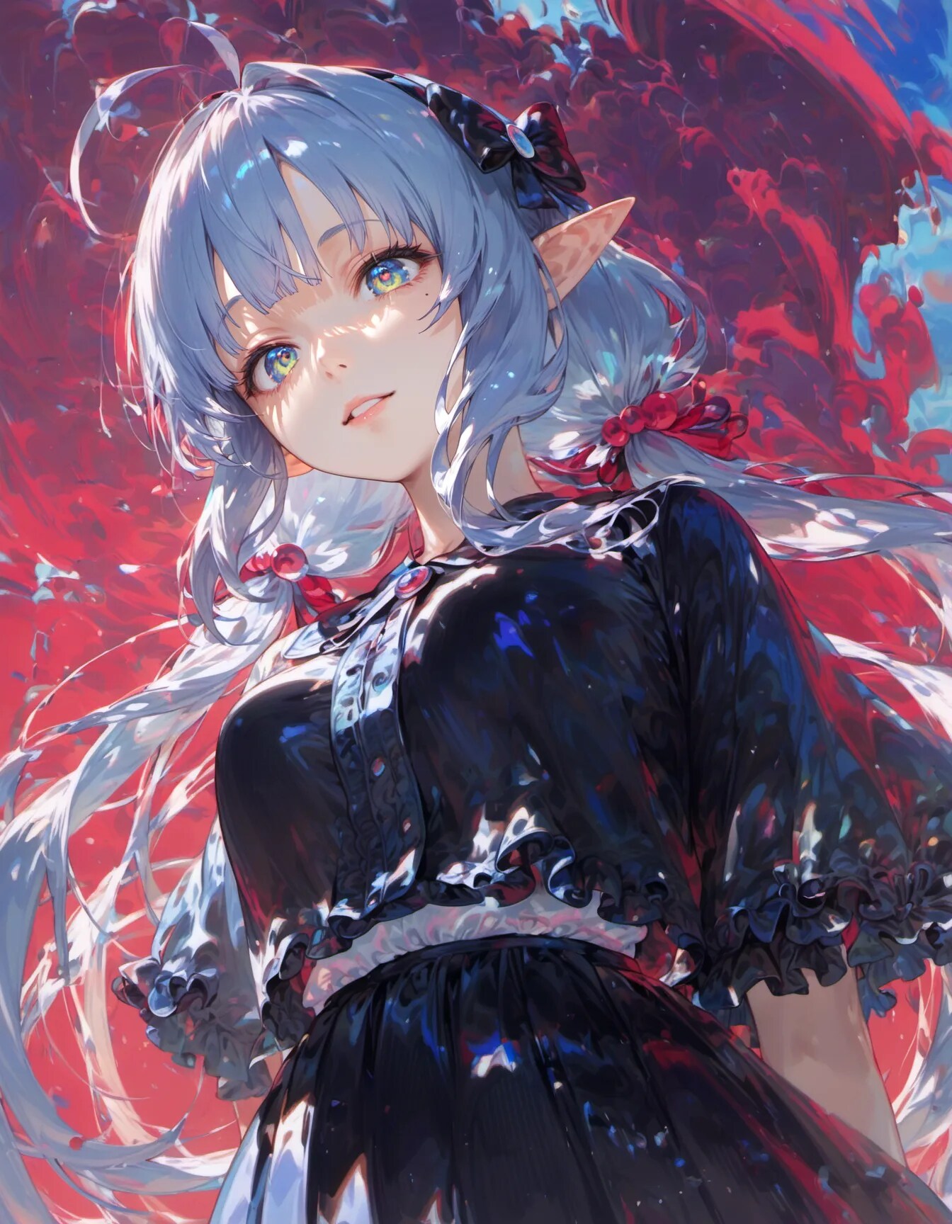 Crimson Reverie of the Elf | の人気AIイラスト・グラビア