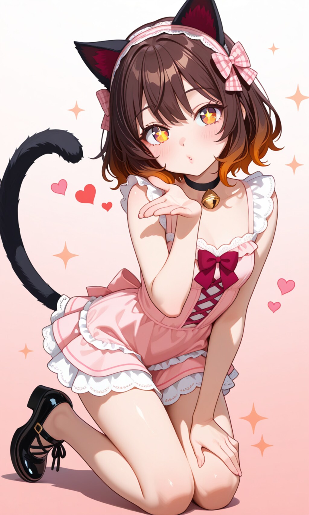 投げキッスするTOPAZちゃん