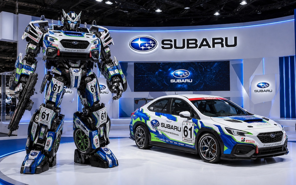 スバルレーシングカートランスフォーマー