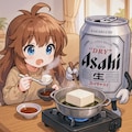 湯豆腐を食べる小さな女の子 5枚目