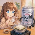 湯豆腐を食べる小さな女の子 6枚目