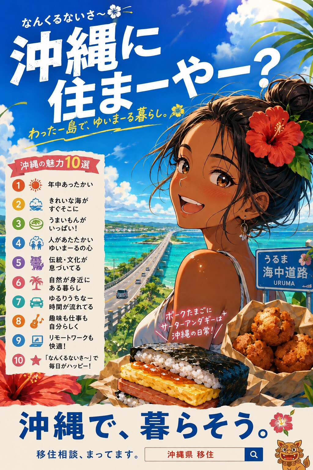 沖縄に住ま～や～？🌺