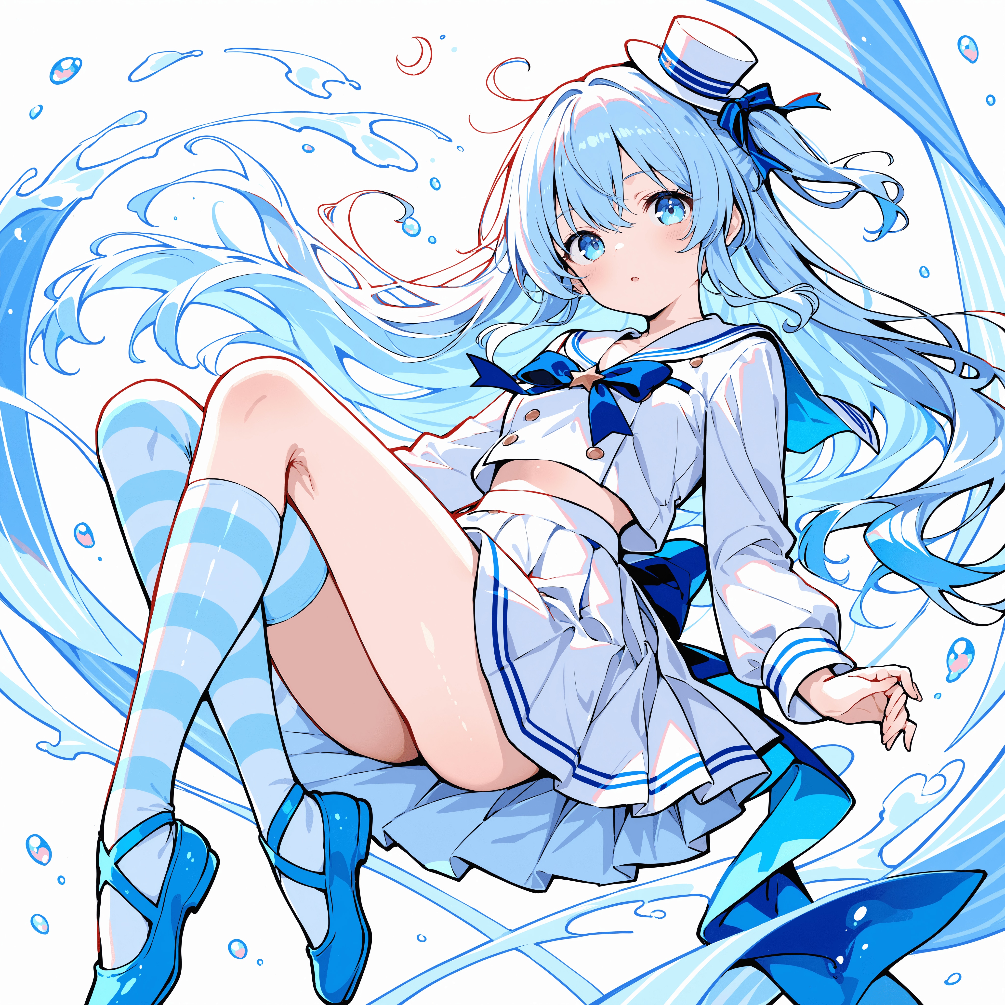 水を司る女の子 | の人気AIイラスト・グラビア