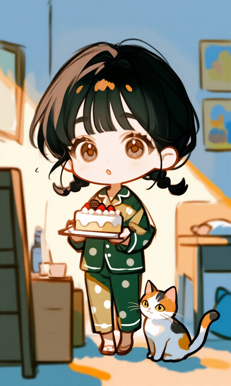 誕生日の人に