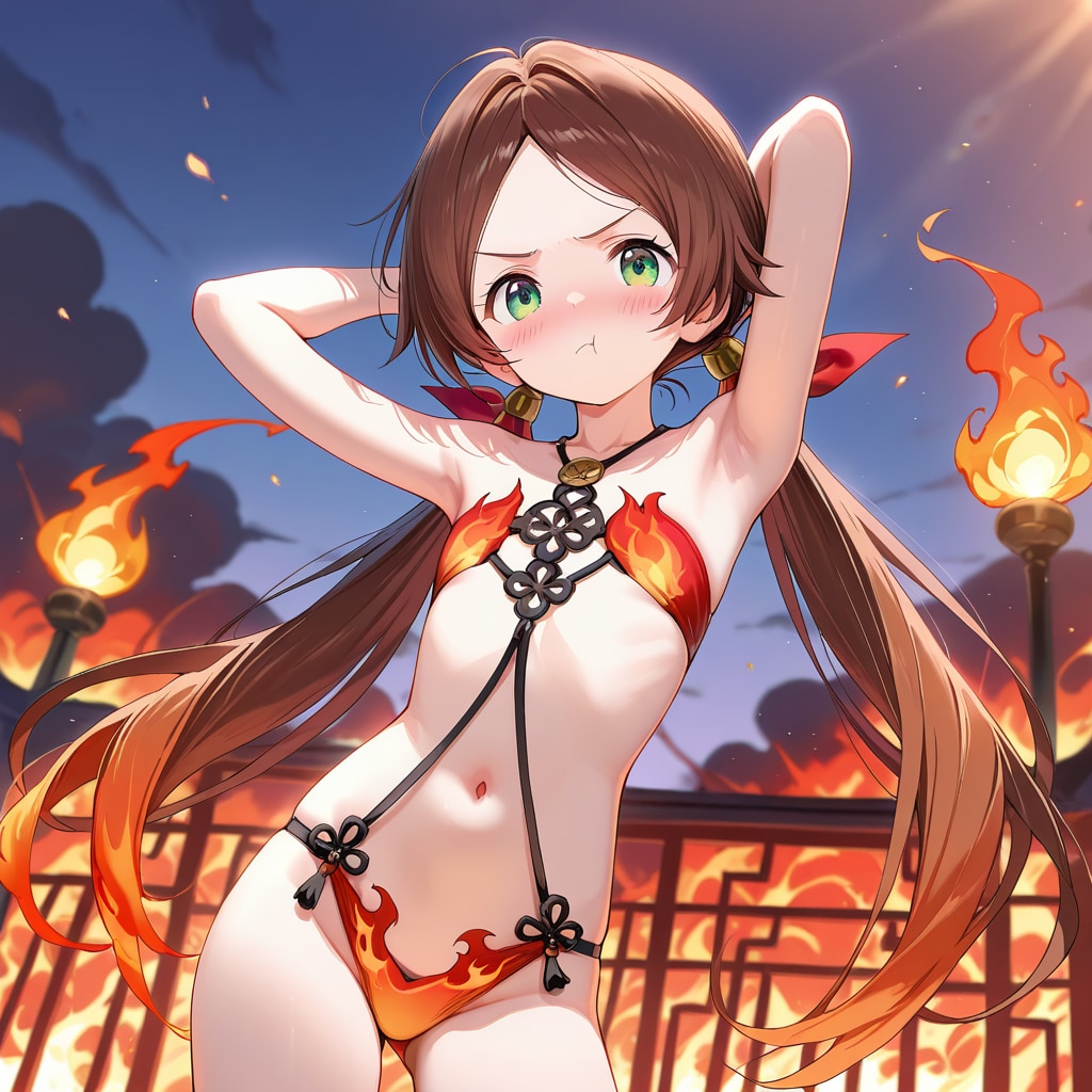 【QILIN】炎の水着