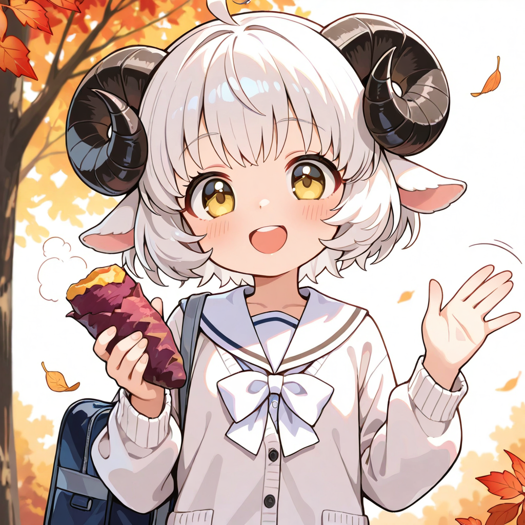 おはメイメ～イ♡（今日はサツマイモの日） | の人気AIイラスト・グラビア