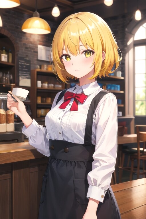 カフェ店員 | の人気AIイラスト・グラビア