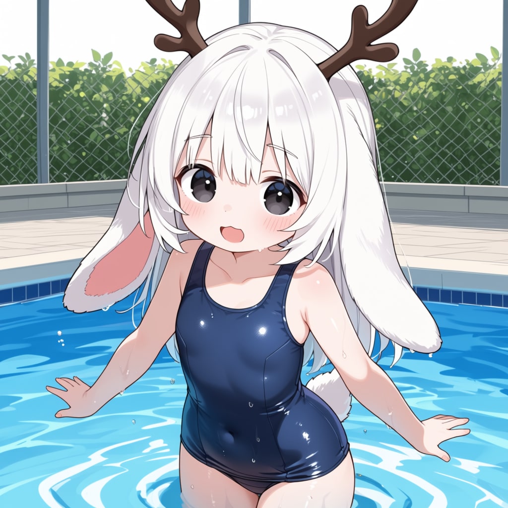 スク水ジャッカロープちゃん