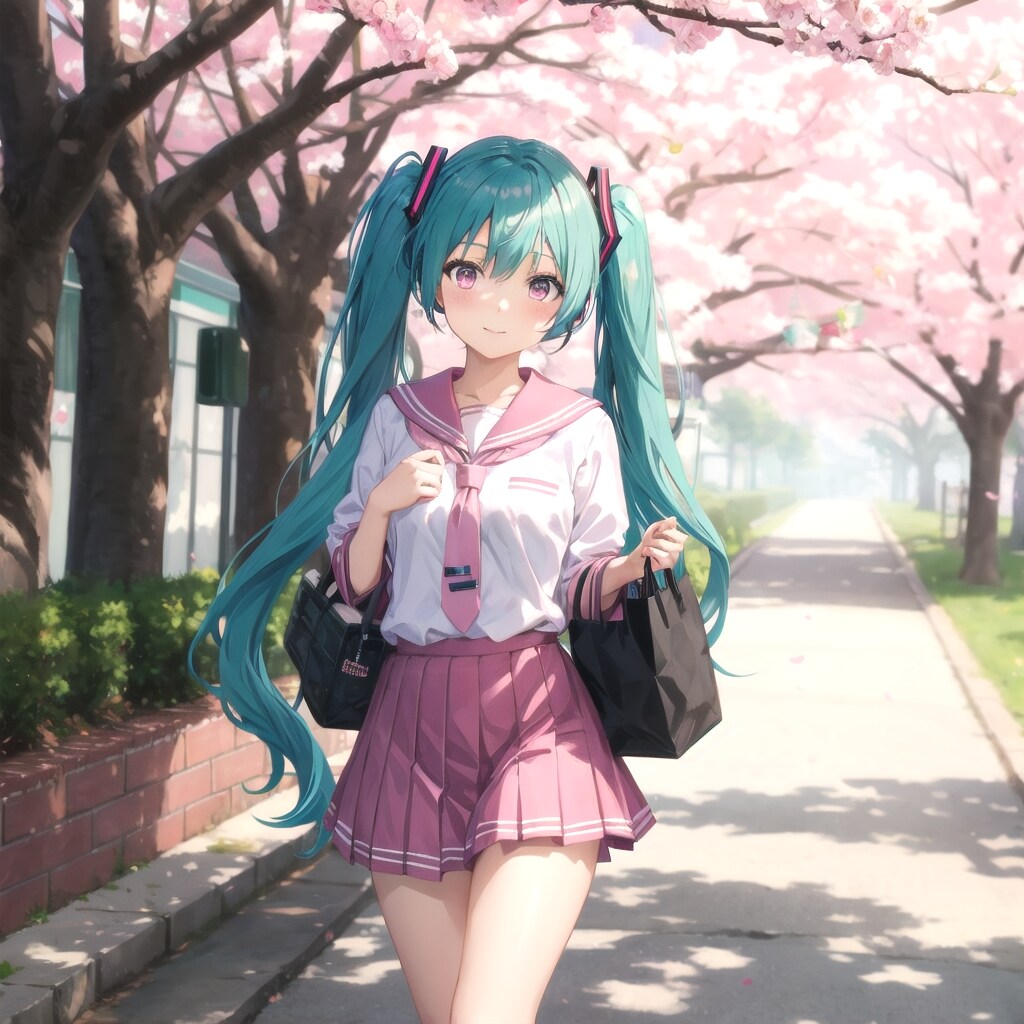ミクさん、おはよう🌸