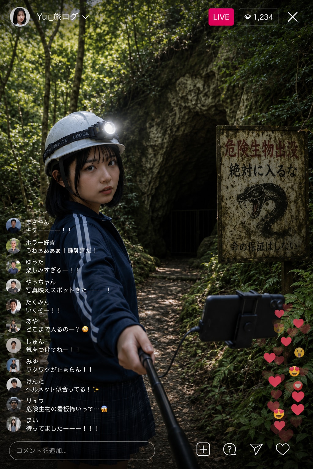 秘湯探検隊　洞窟に挑む