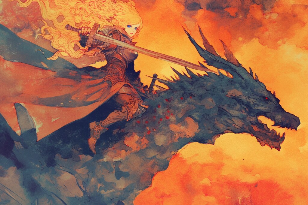 ドラゴンと少女（竜騎士）162