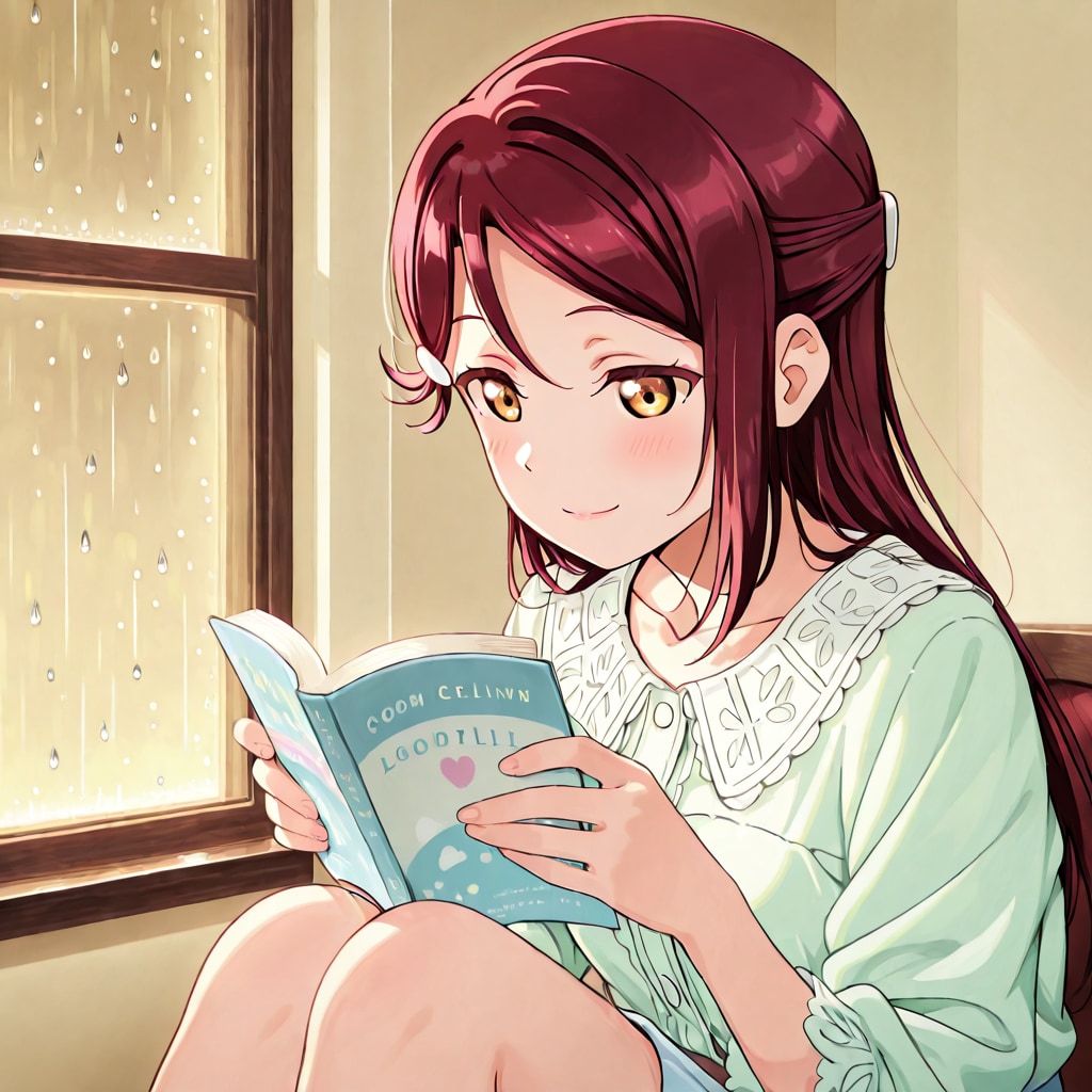 雨音聞きながらの読書