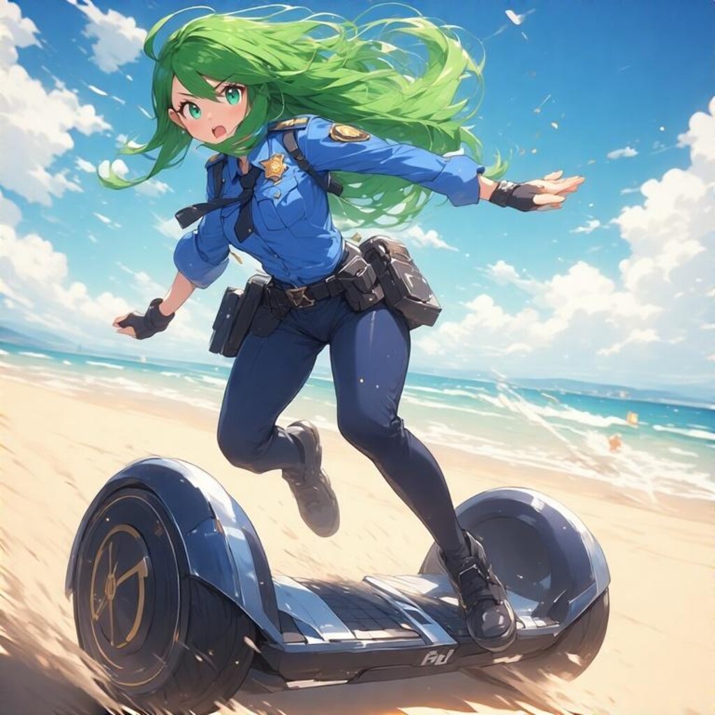 セグウェイで追跡