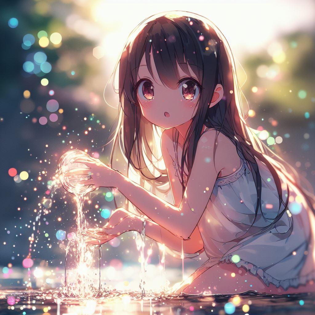 水遊び