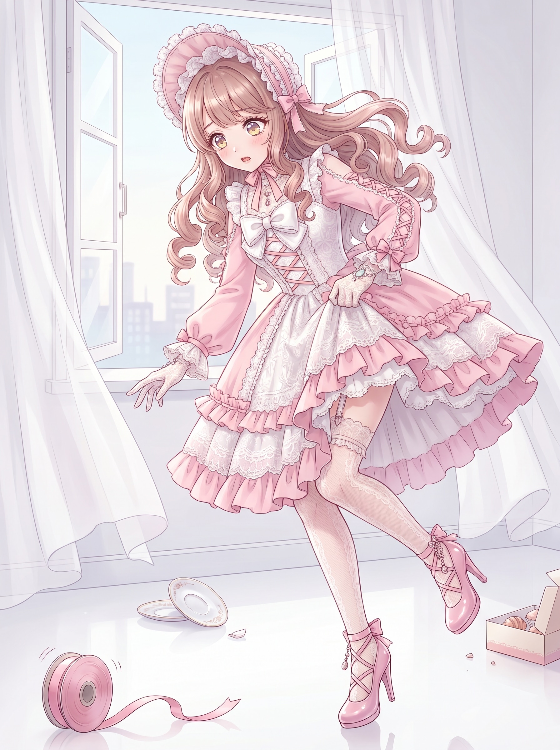 薄光に舞う菓子姫 | の人気AIイラスト・グラビア
