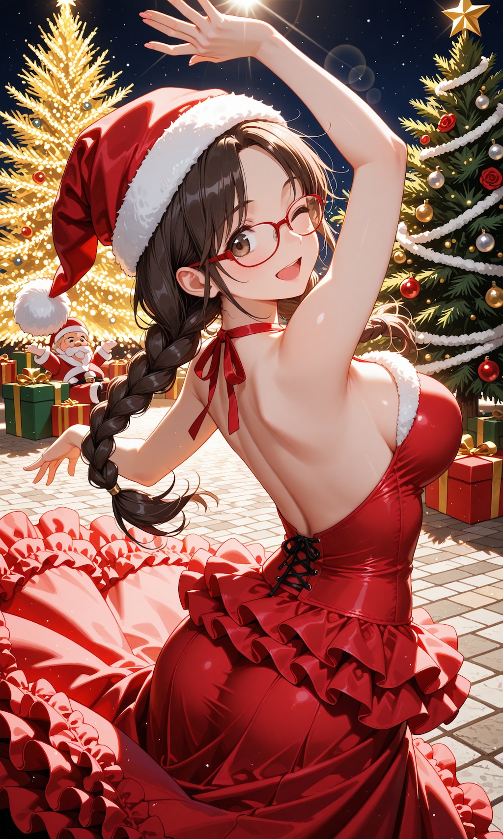 クリスマスとフラメンコと忘年会参加しおりさん
