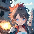 スラムで情報収集　あらくれのフリをする女の子 5枚目