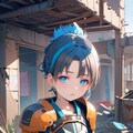 スラムで情報収集　あらくれのフリをする女の子 7枚目