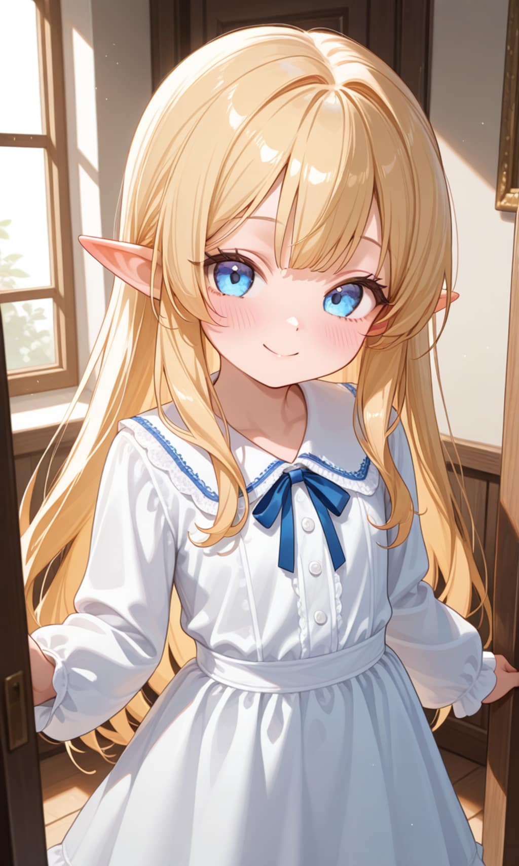 ロリエルフの脱衣