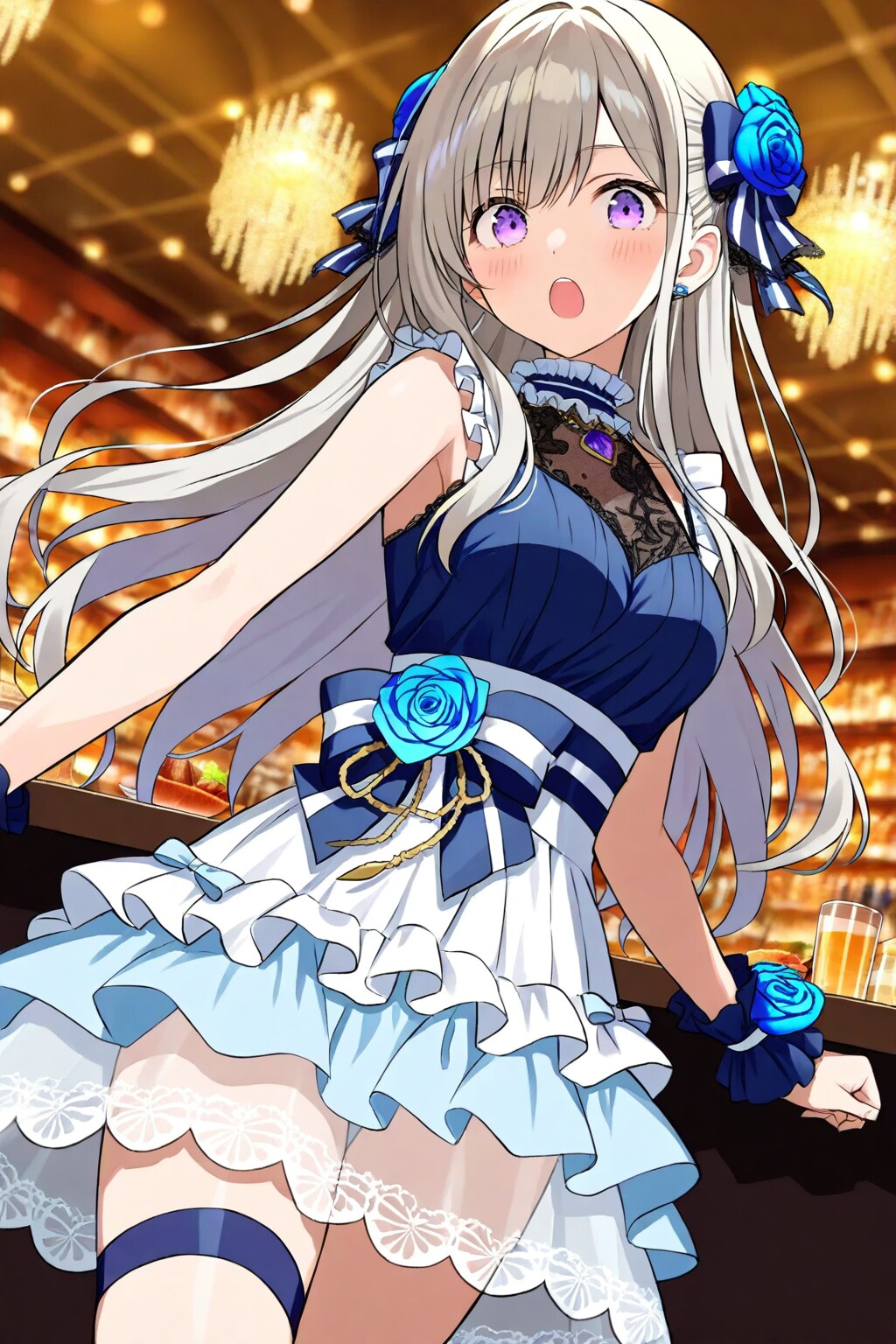 銀髪青ドレス(おぉ〜、思ってたより凄い…)_20250425