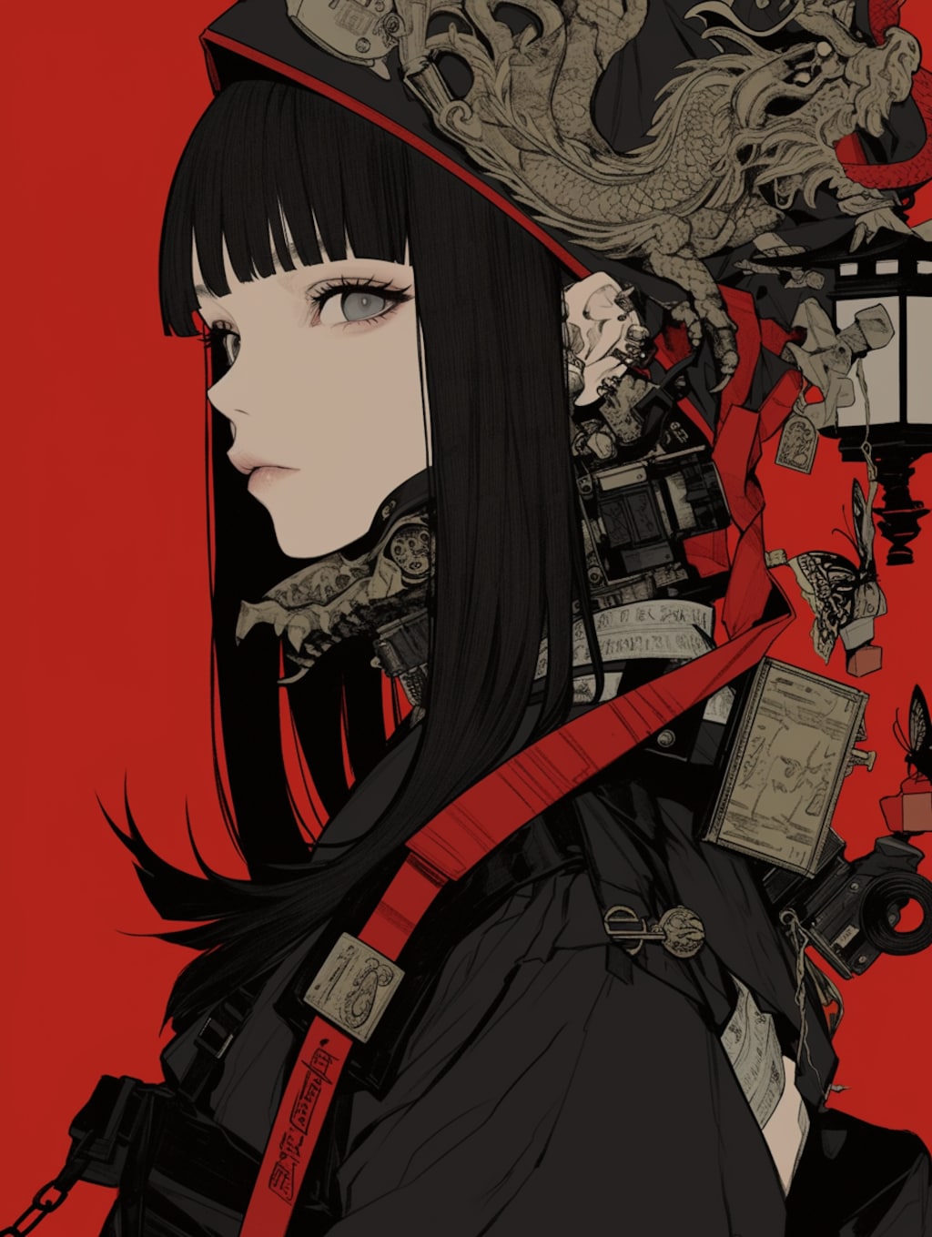 japanese steampunk girl