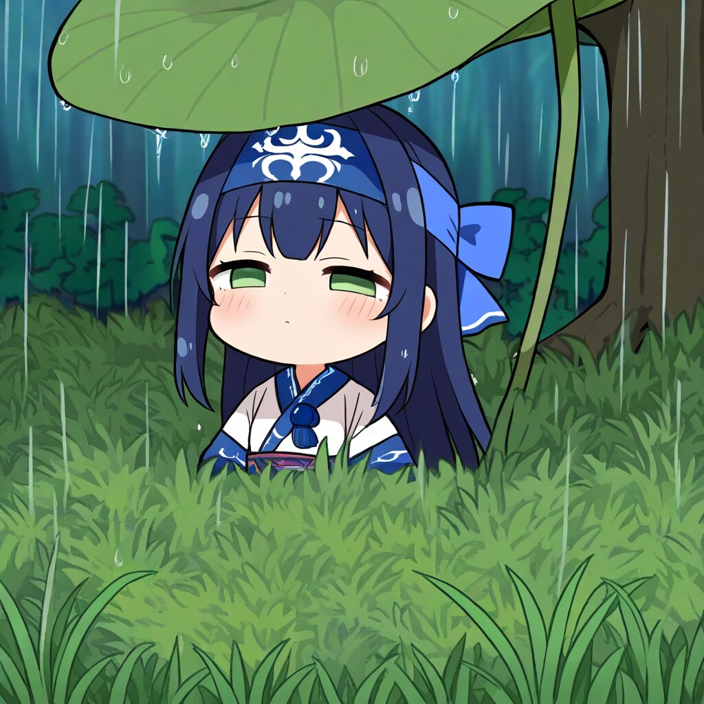 コロボックルの雨宿り