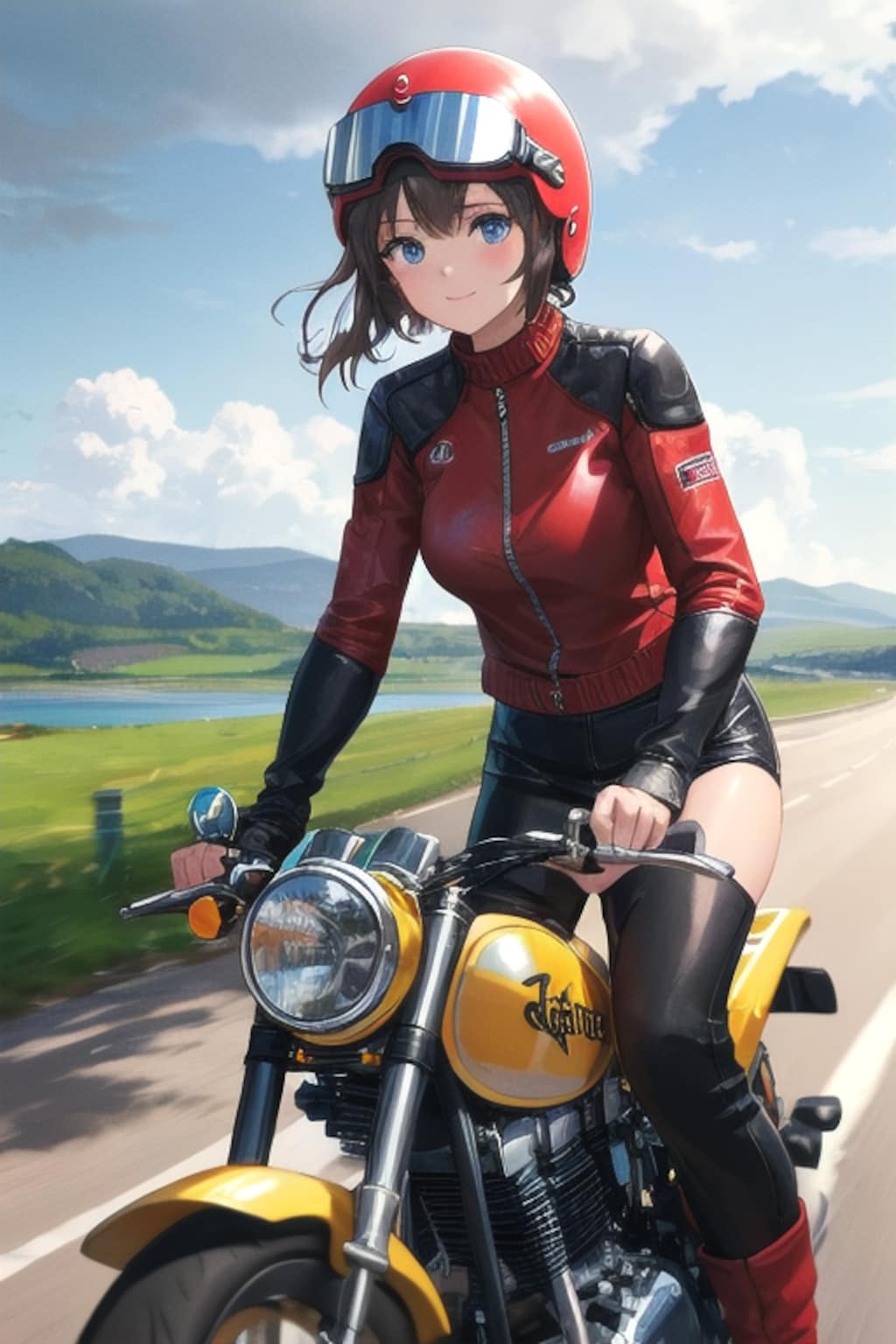 バイク好き彼女