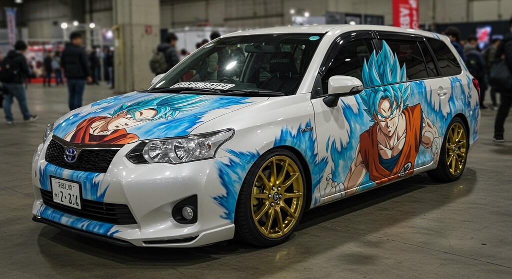 ドラゴンボール痛車カローラフィールダー