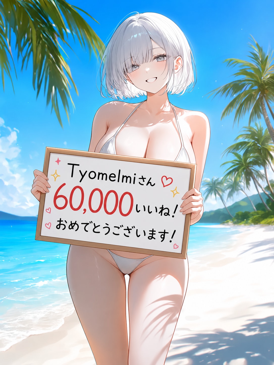 Tyomelmiさん60,000いいねおめでとうございます！