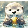 でかすぎるキンタマはぶん投げるラッコさん 2枚目