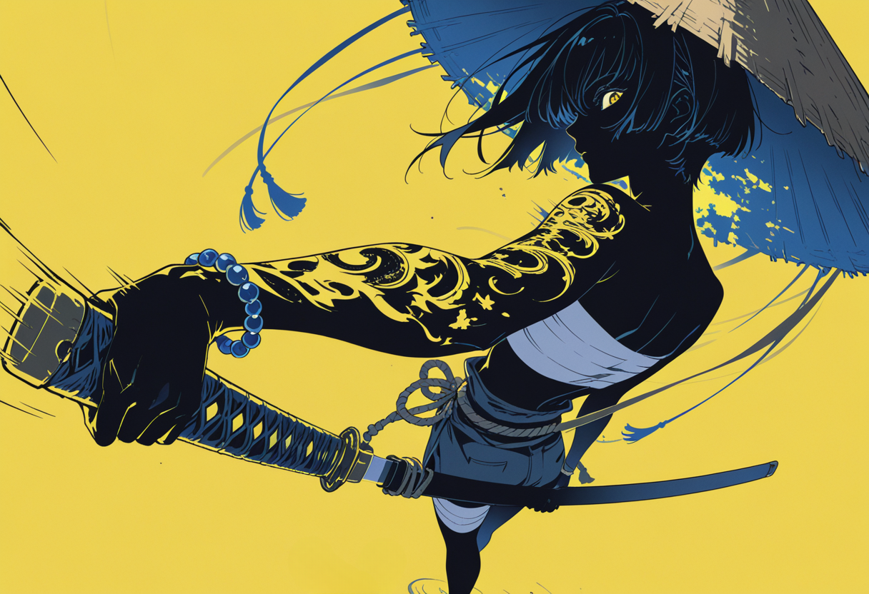 抜刀 | の人気AIイラスト・グラビア