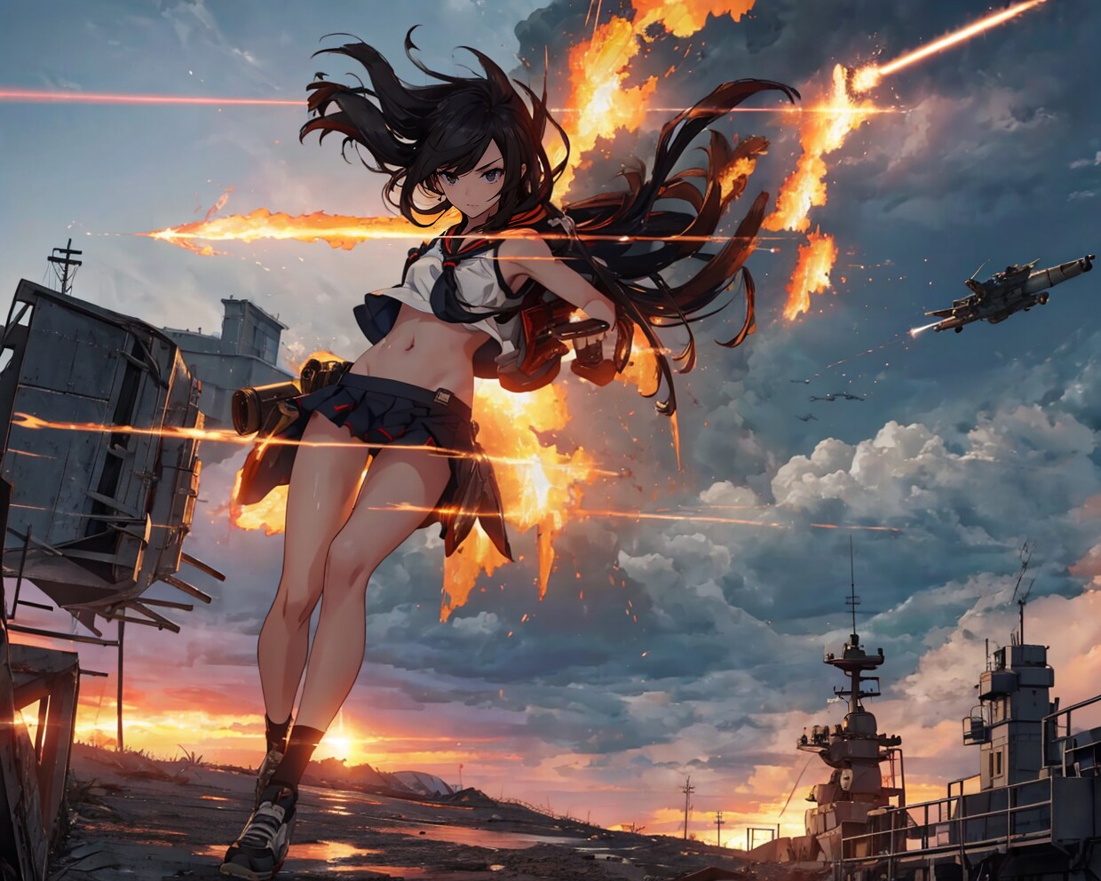 戦う女子高生