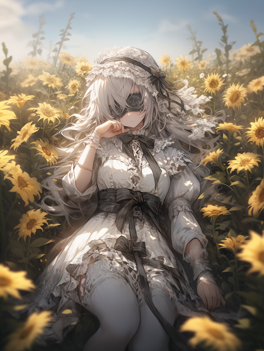 ひまわり畑の撮影会
