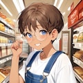 コンビニに来た眼鏡っ娘 2枚目