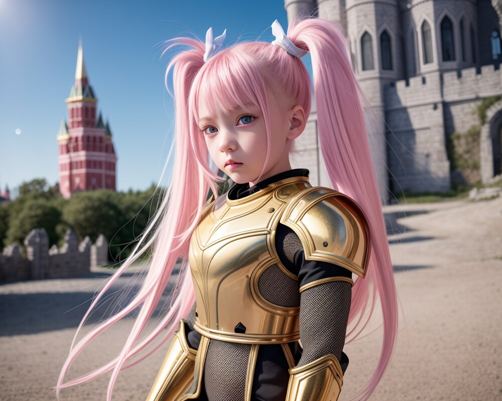 ピンク幼騎士③