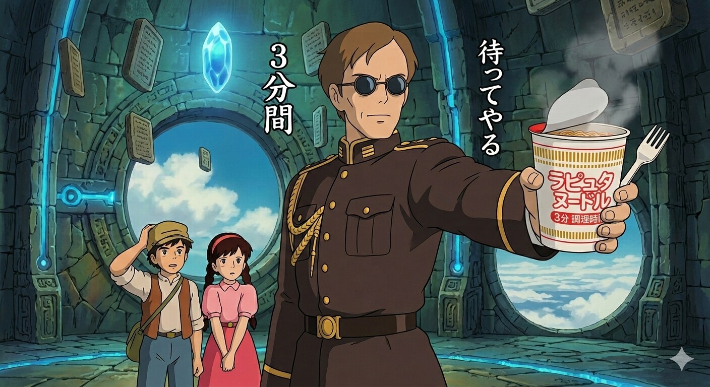 ３分間待ってやる