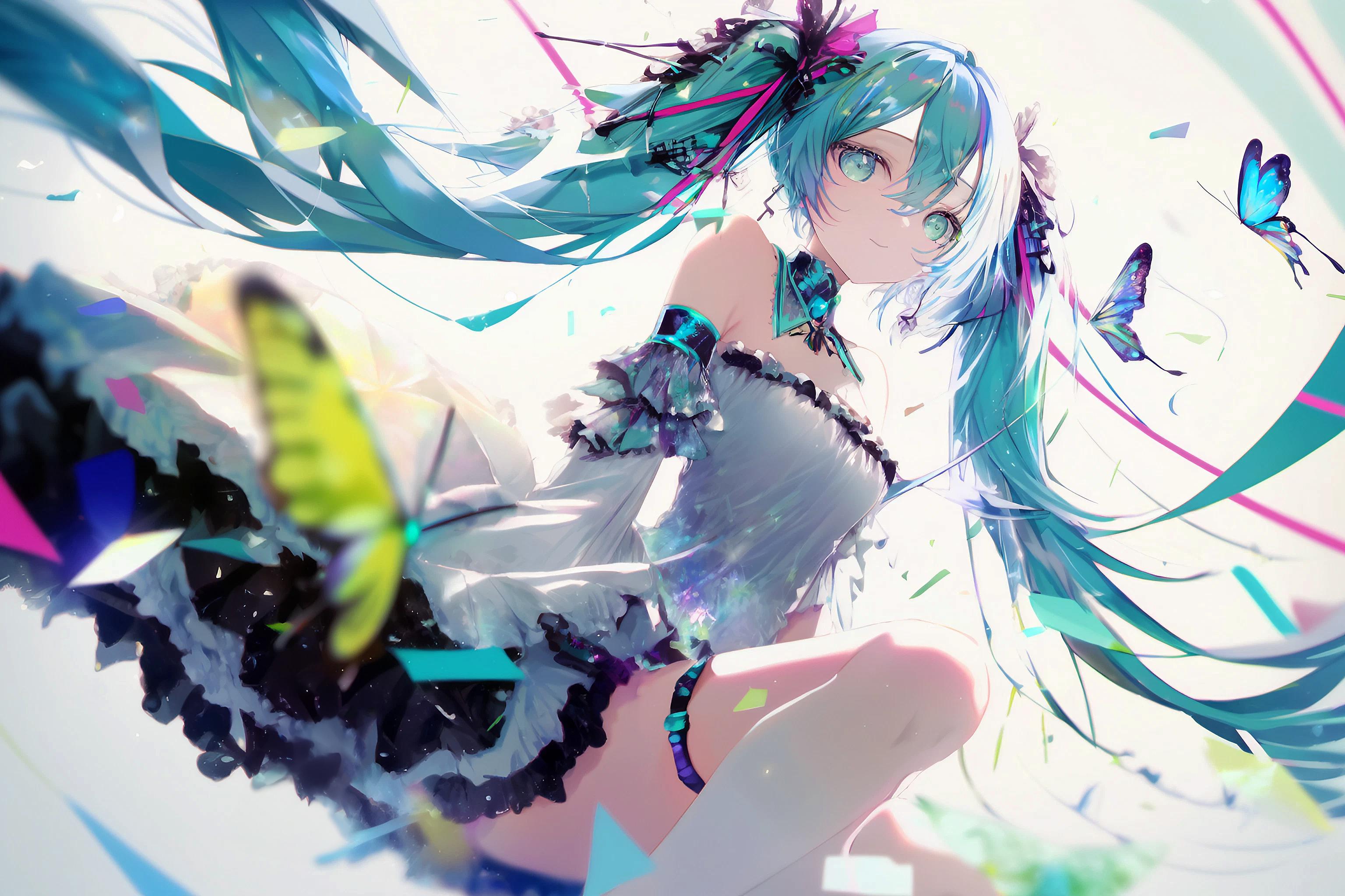 初音未來 初音ミク Miku VOCALOID ツインテール
