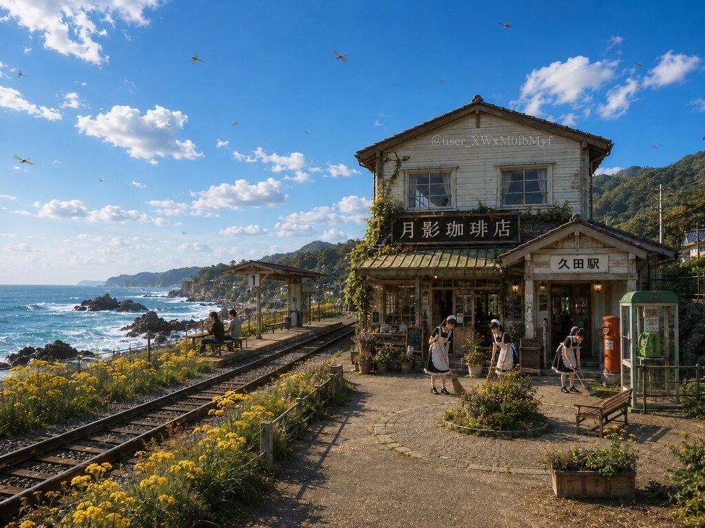 海岸前の「月影珈琲店」　11