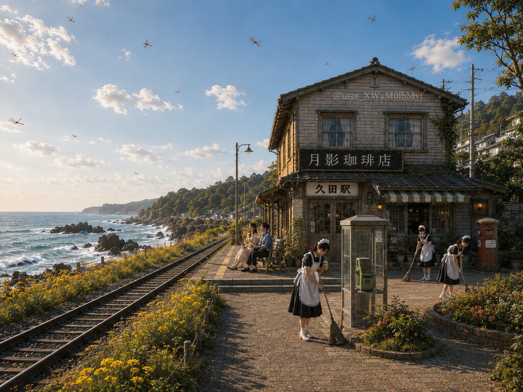 海岸前の「月影珈琲店」　11