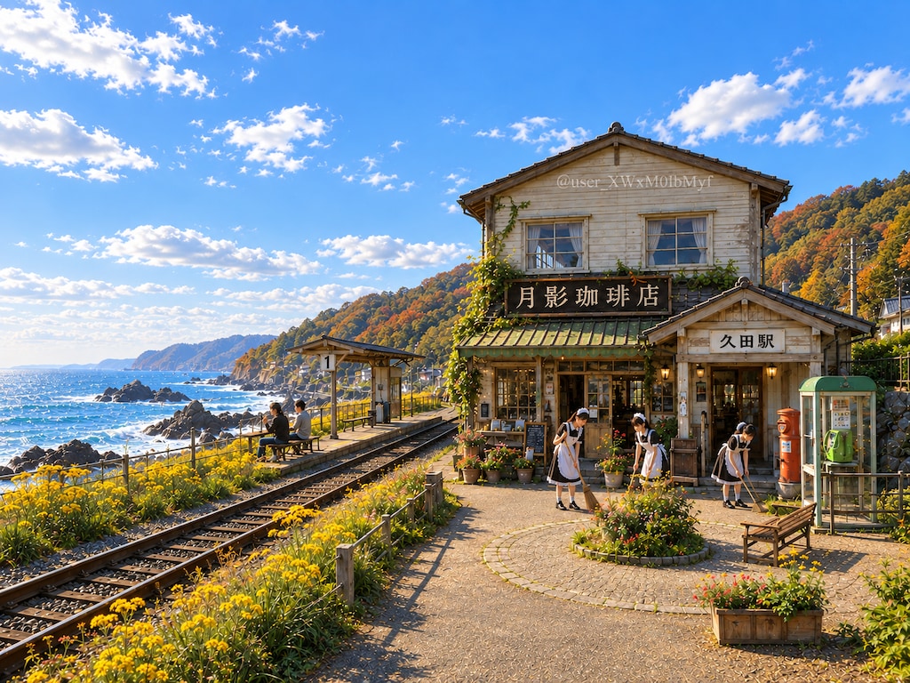 海岸前の「月影珈琲店」　11