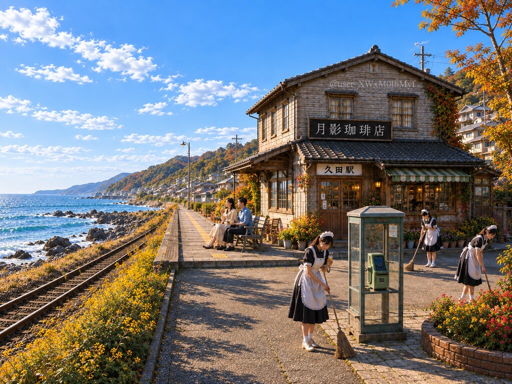 海岸前の「月影珈琲店」　11