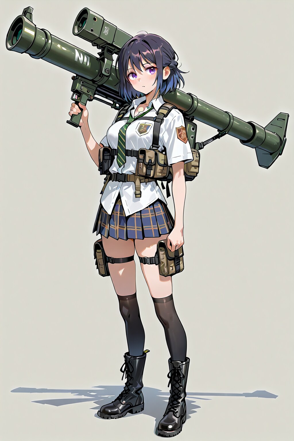 武装したJKと大きな武器