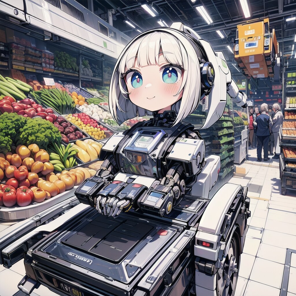 ロボ娘と一緒！スーパーマーケット編
