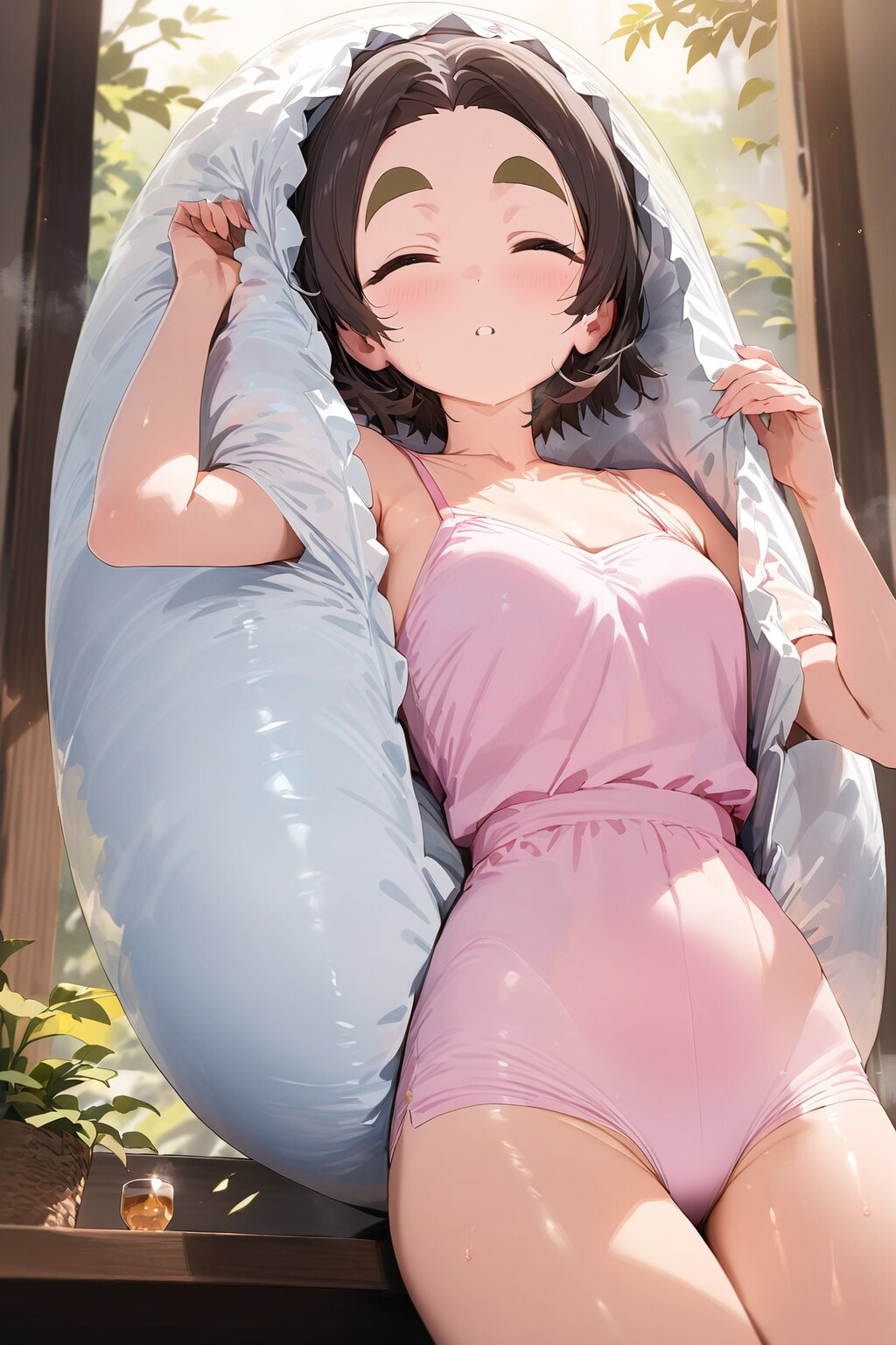 かみのまゆ かいほーさくせん 繭姫の可愛い寝顔姿にキュンとする