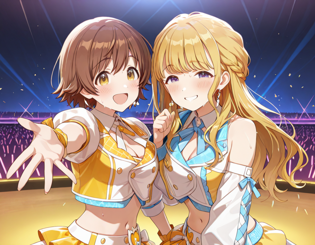 黄の系譜・アイドルマスター　本田未央＆藤田ことね