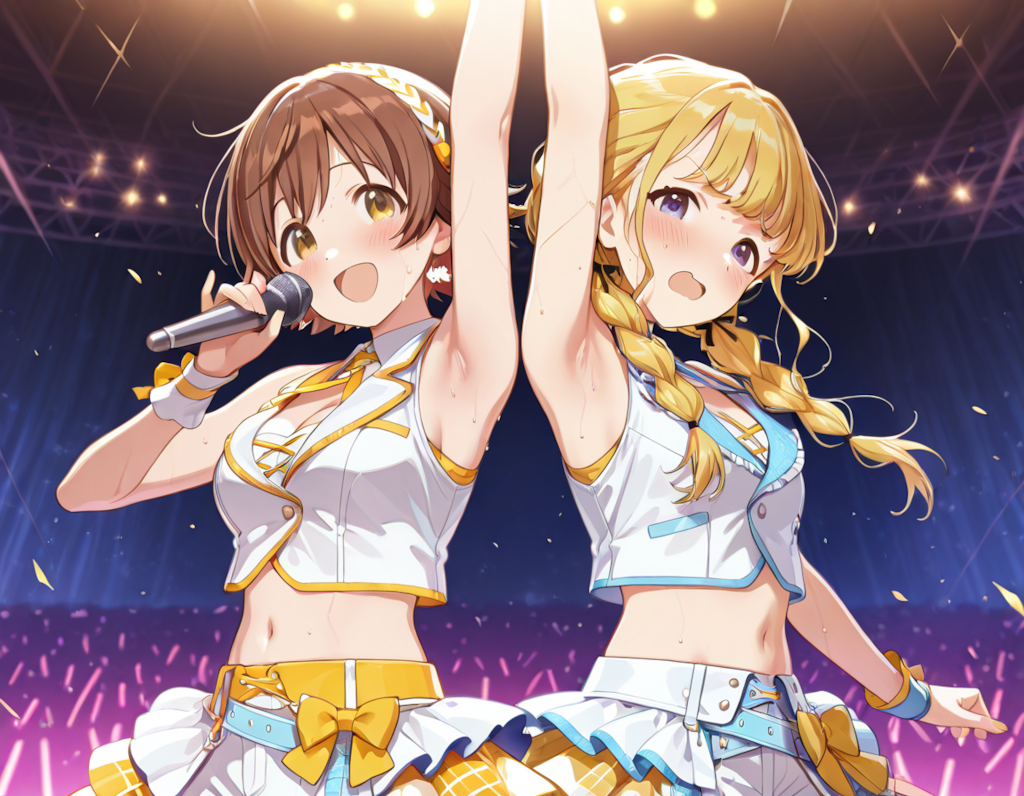 黄の系譜・アイドルマスター　本田未央＆藤田ことね