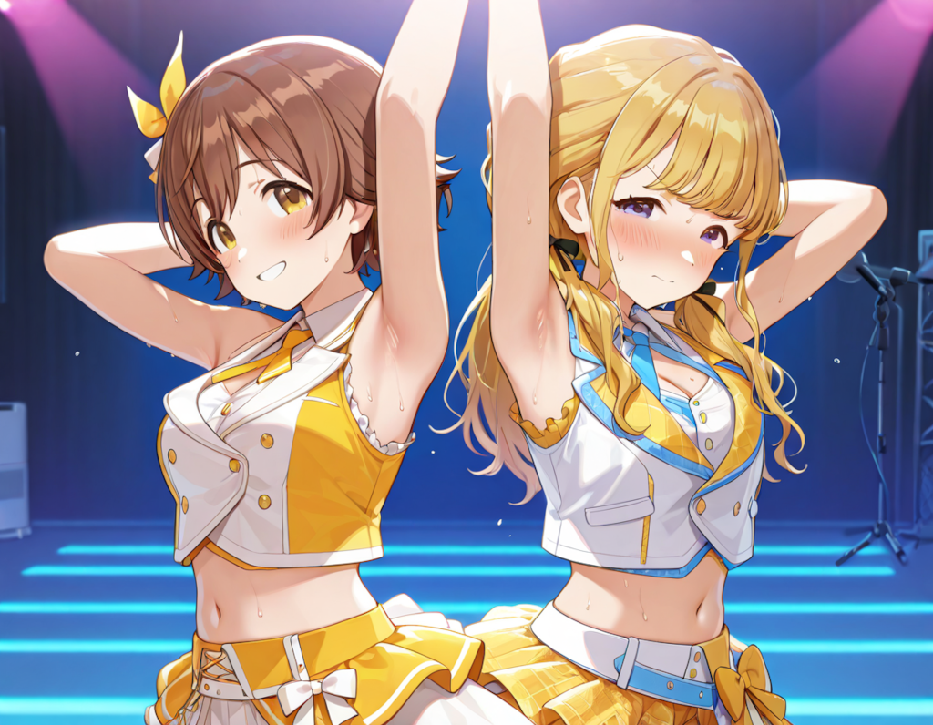 黄の系譜・アイドルマスター　本田未央＆藤田ことね